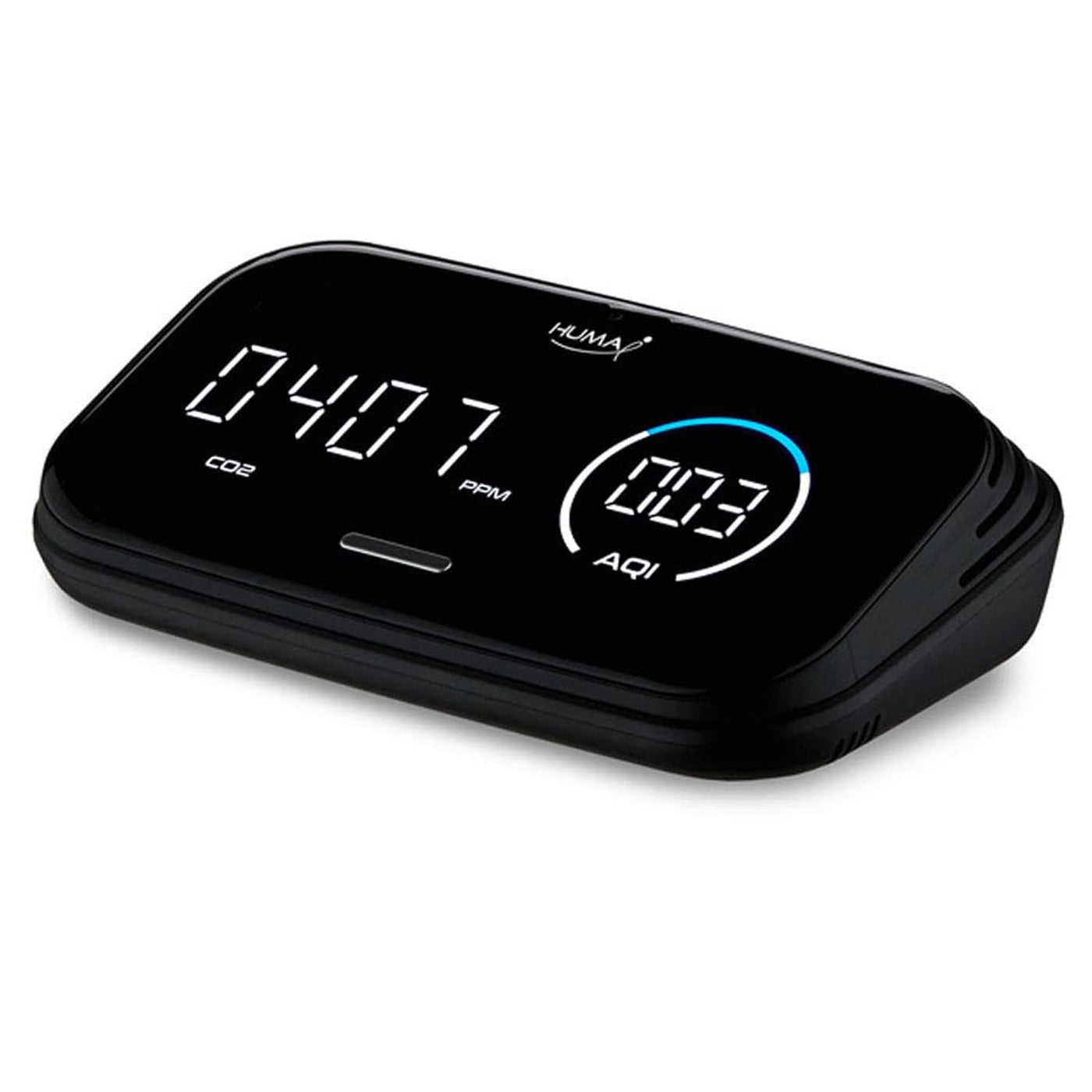 Smart Indoor Air Quality Monitor – CO2, VOC, PM1.0/PM2.5/PM10, Temperature & Humidity Sensor with Mobile App Control and Real-Time Tracking