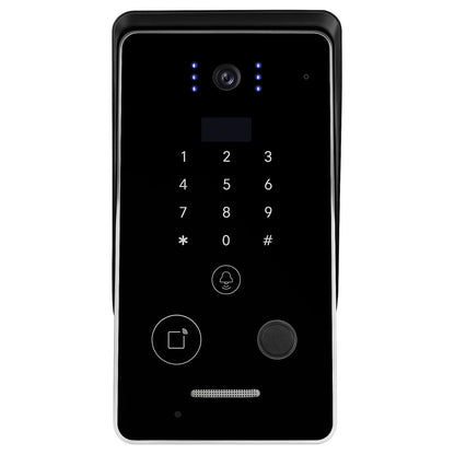 7” Smart Video Door Intercom System with Touch Access Control – HD Doorbell Kit