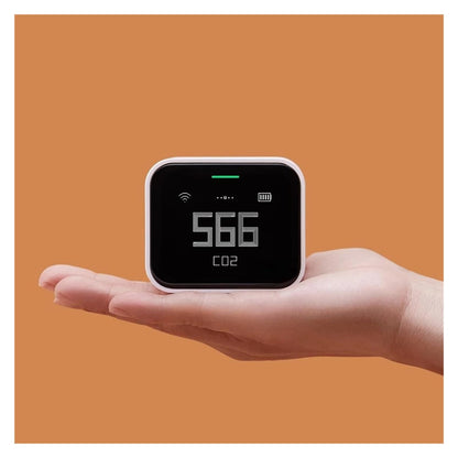 Smart Air Quality Monitor – CO2, Temperature & Humidity Sensor with LCD Display, Home & Office Environmental Analyzer for Automation Systems