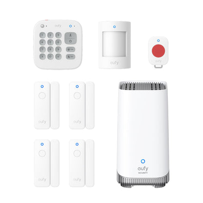 Wireless Smart Home Security Alarm System – 8-Piece Expandable Kit with Hub, App Control, No Monthly Fee