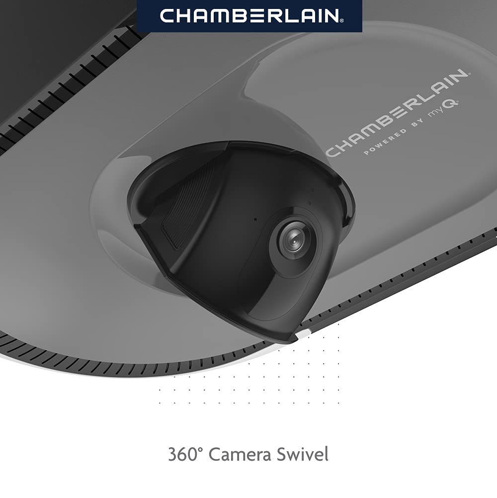 Smart Garage Door Opener – Ultra-Quiet Belt Drive System with Camera, WiFi App Control & LED Lighting