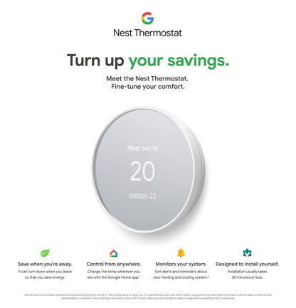 Smart WiFi Programmable Thermostat – Home HVAC Energy-Saving Control, Alexa & App Compatible, Charcoal