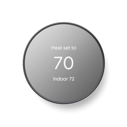 Smart WiFi Programmable Thermostat – Home HVAC Energy-Saving Control, Alexa & App Compatible, Charcoal