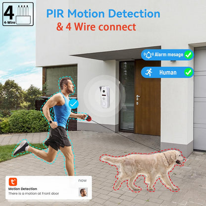 1080P Video Doorbell Intercom System with 7” Monitor – WiFi Smart Home Kit