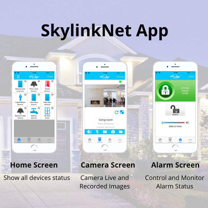 Wireless Home Alarm & Automation System – Smart App Control, Alexa Compatible, No Monthly Fees