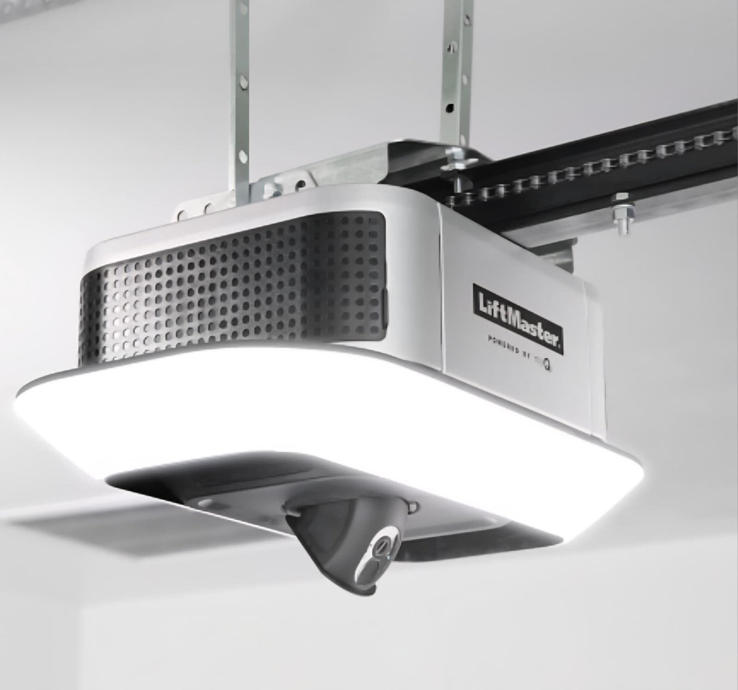 Smart Garage Door Opener 1-1/4 HP Belt Drive with Built-in Camera, WiFi Control & Battery Backup