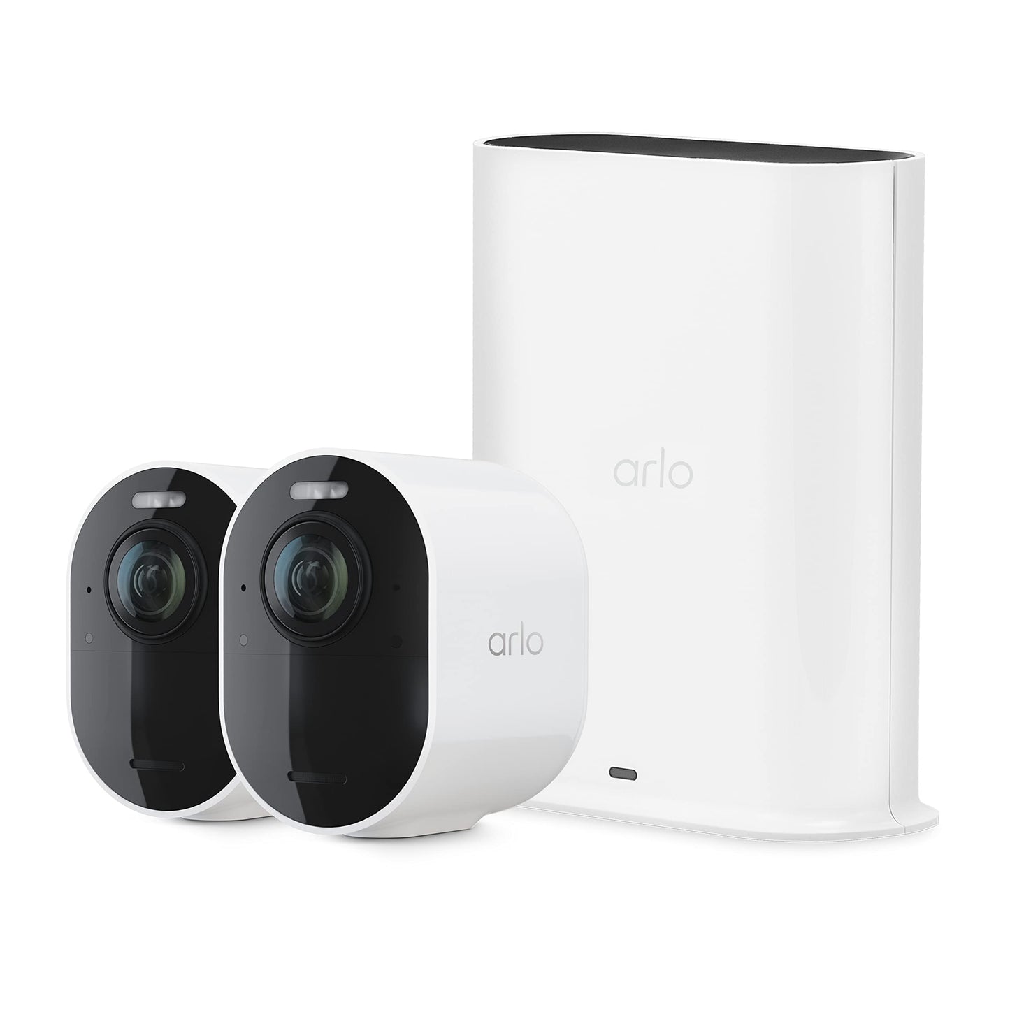 4K HDR Wireless Spotlight Security Camera Set – 2 Cameras + Smart Hub