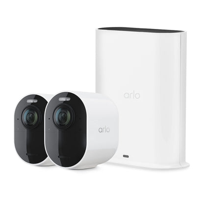 4K HDR Wireless Spotlight Security Camera Set – 2 Cameras + Smart Hub