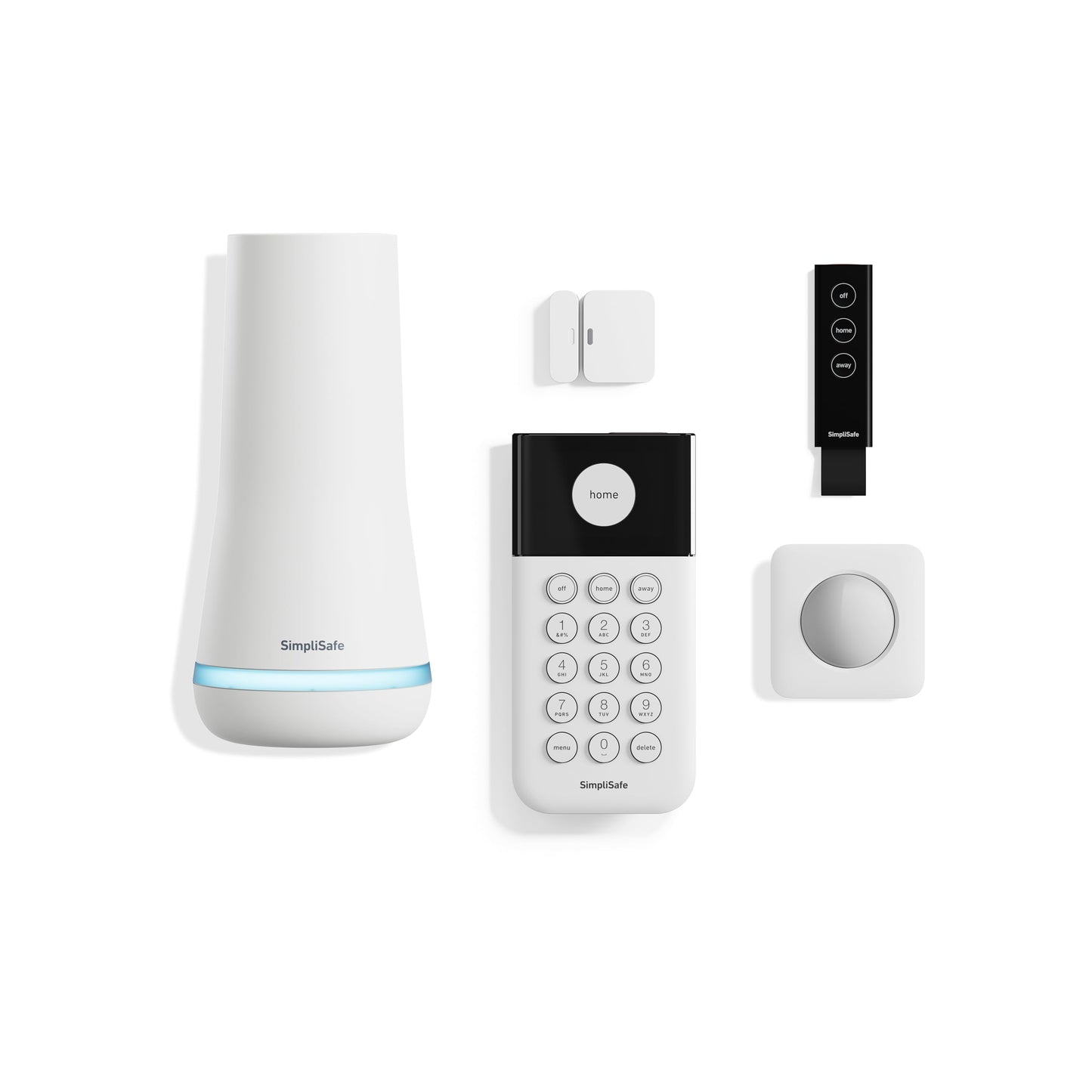 Wireless Home Security System – 5-Piece Kit with Optional Monitoring, Smart Assistant Compatible