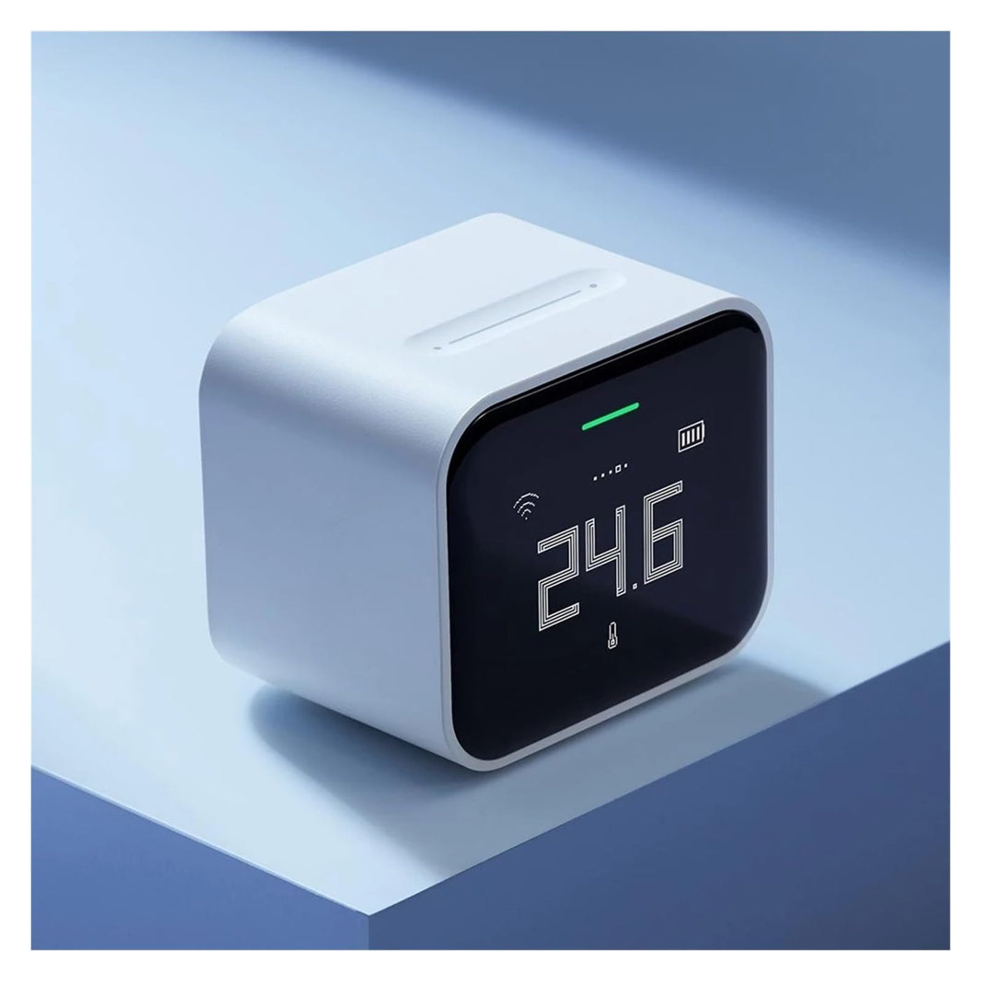 Smart Air Quality Monitor – CO2, Temperature & Humidity Sensor with LCD Display, Home & Office Environmental Analyzer for Automation Systems