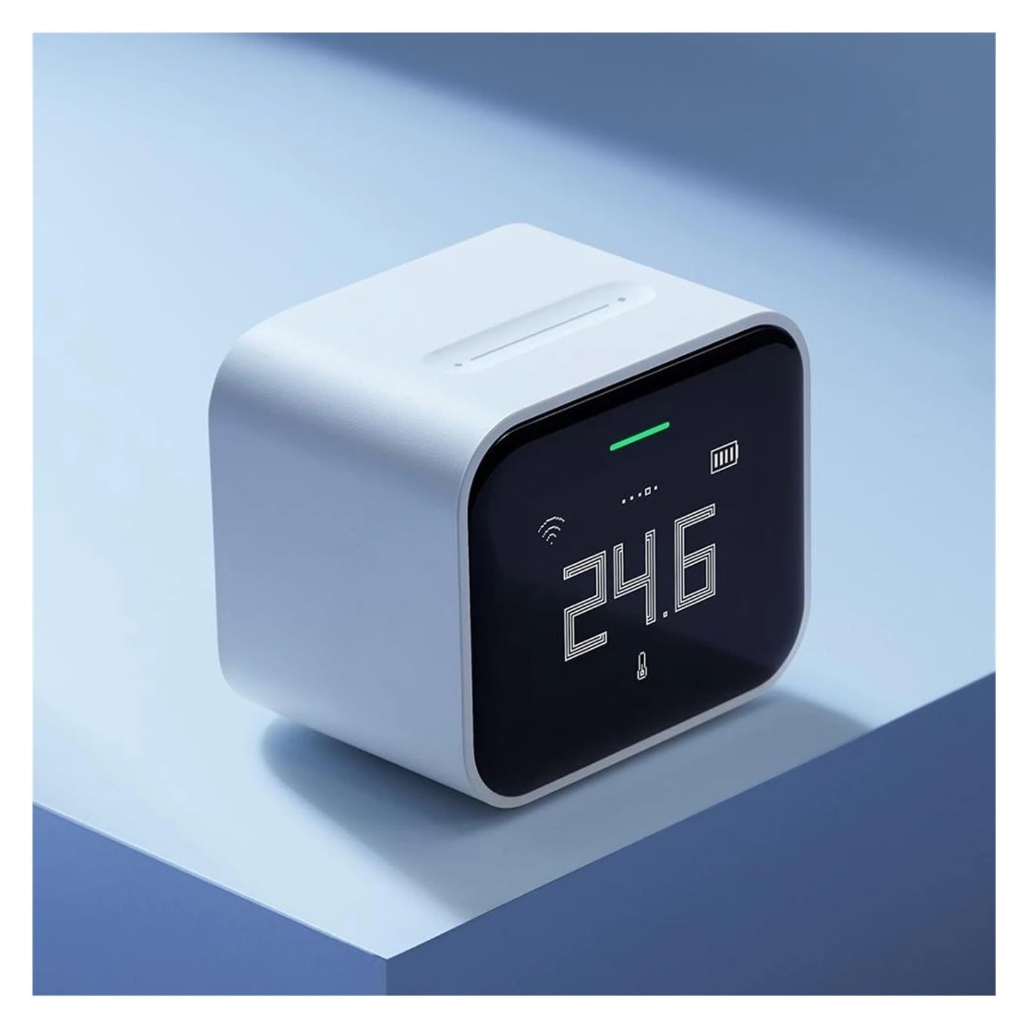 Smart Air Quality Monitor – CO2, Temperature & Humidity Sensor with LCD Display, Home & Office Environmental Analyzer for Automation Systems