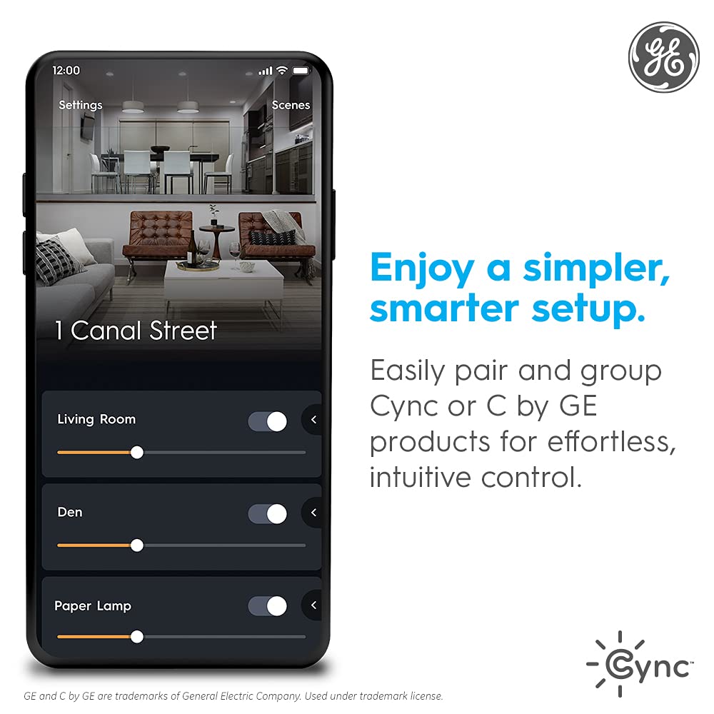 Smart 6-Inch Color Changing Wafer Downlight – Matter Compatible, Alexa & Google Home Control, 3-Pack