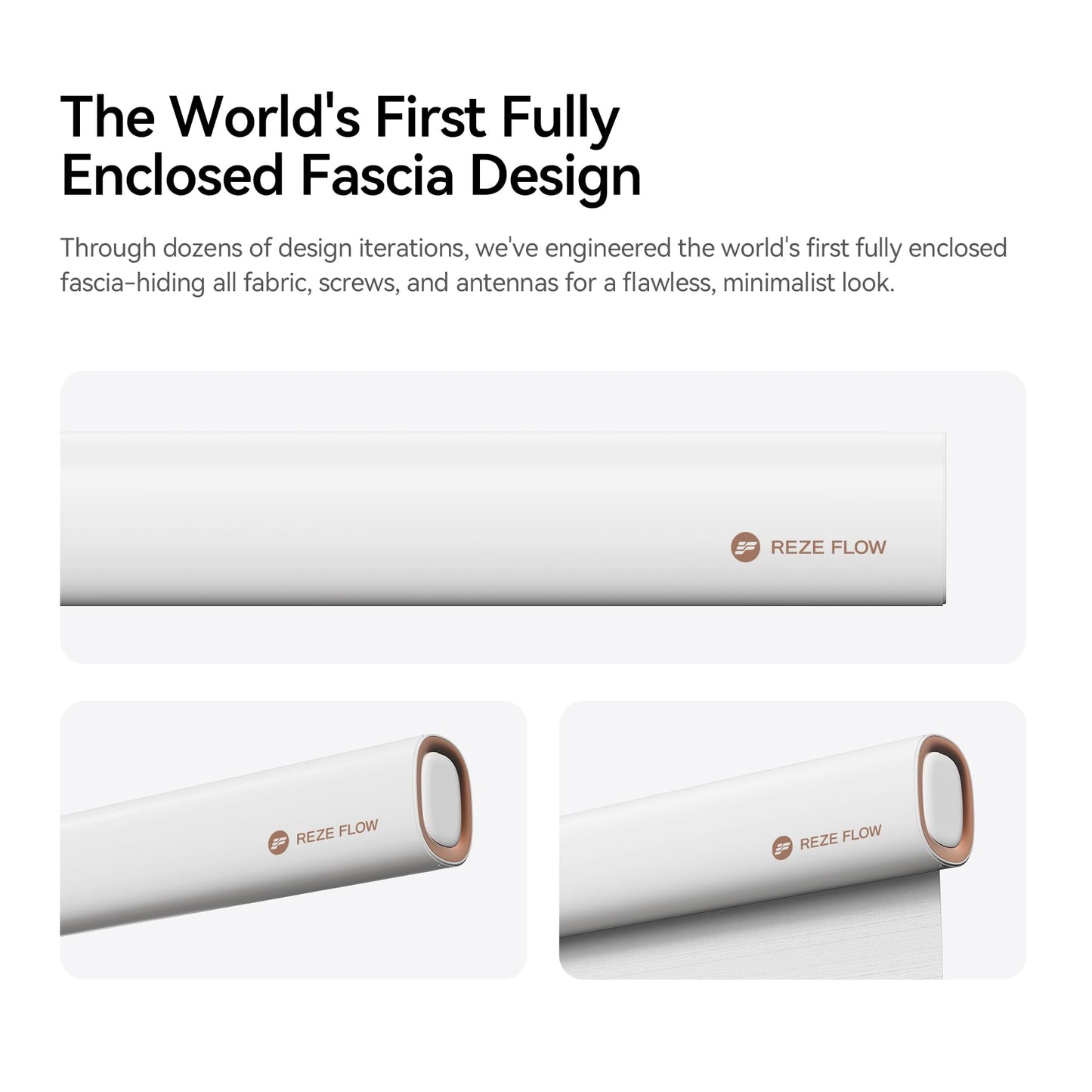 Smart Motorized Blackout Roller Blinds – Matter Compatible Electric Window Shades with Remote & Voice Control (Alexa, Google, Apple Home)