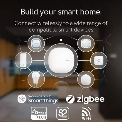 Smart Home Hub – Zigbee, Z-Wave, Matter Gateway with WiFi & Voice Assistant Compatibility, Multi-Protocol Automation Controller