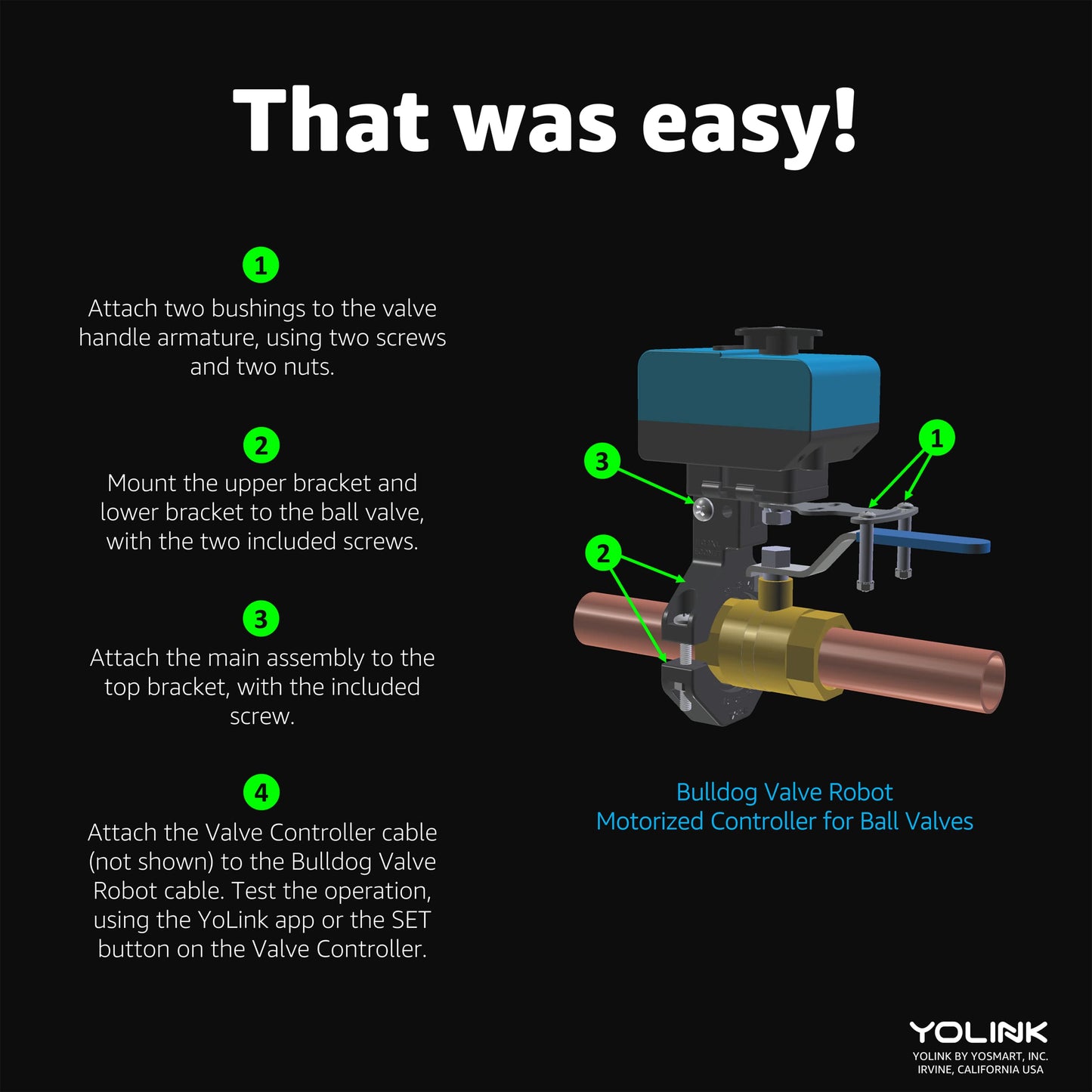 Smart Water Leak Protection Kit – Automatic Shut-Off Valve Controller with Hub & Multi-Sensor Leak Detection System