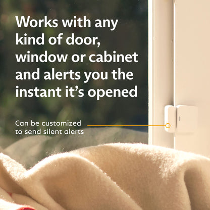 Wireless Home Security System – 5-Piece Kit with Optional Monitoring, Smart Assistant Compatible