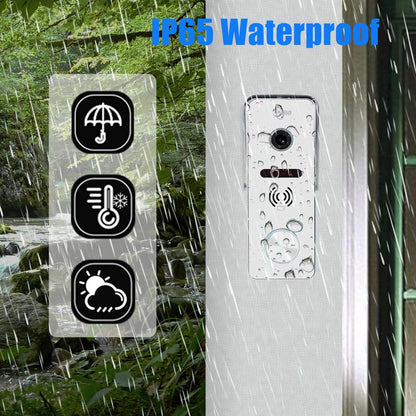 1080P Video Doorbell Intercom System with 7” Monitor – WiFi Smart Home Kit