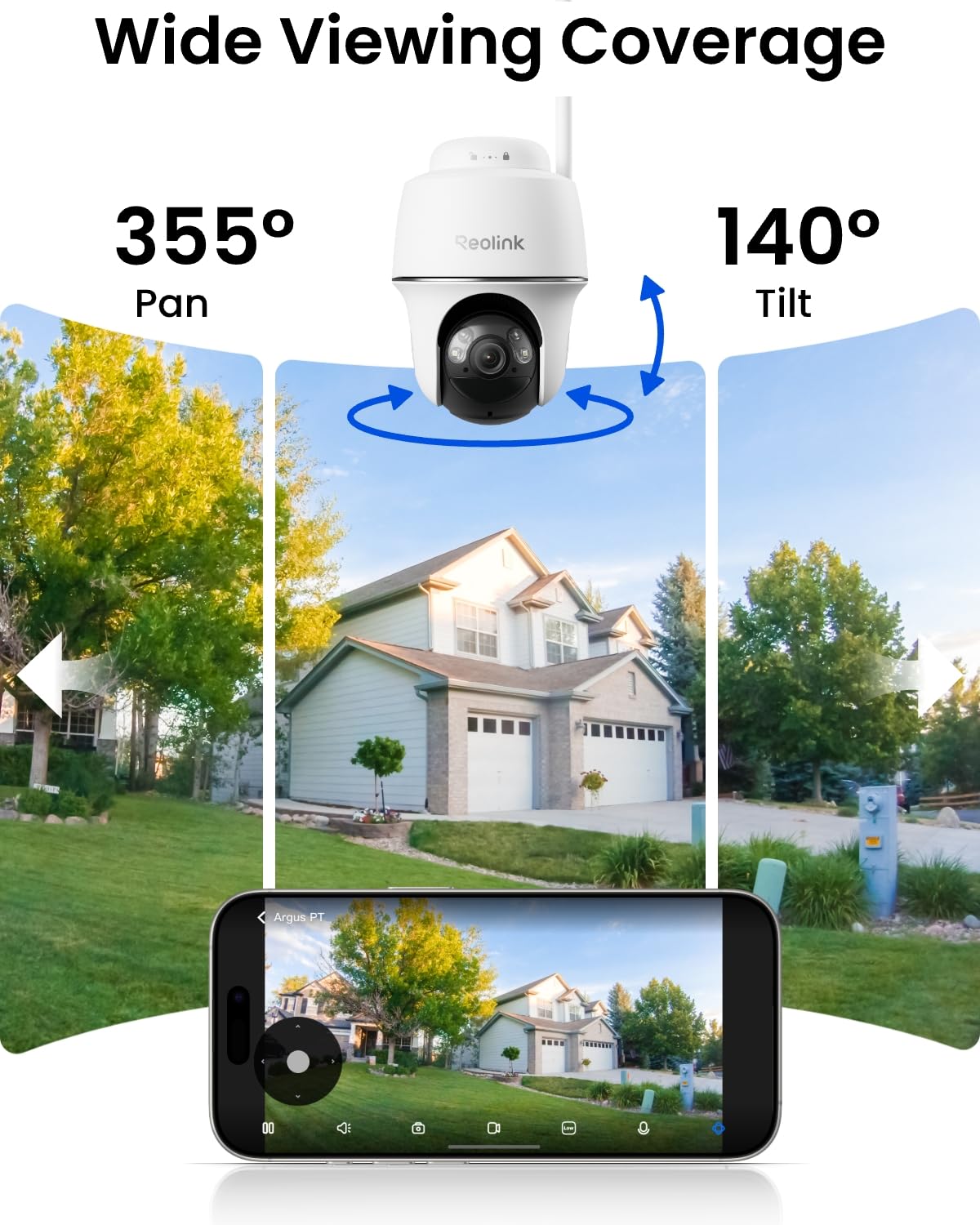5MP Solar Pan-Tilt Security Camera Kit with Smart Hub – 2 Cameras