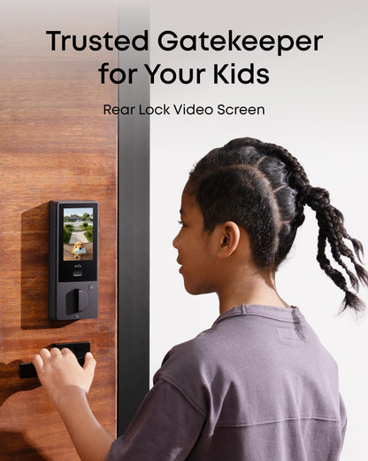 Smart Palm Vein Recognition Video Door Lock with 2K Camera & WiFi Deadbolt – Keyless Entry System