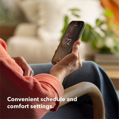 Energy Star Smart WiFi Thermostat – Programmable HVAC Control, Voice Assistant Compatible (Siri, Alexa, Google)