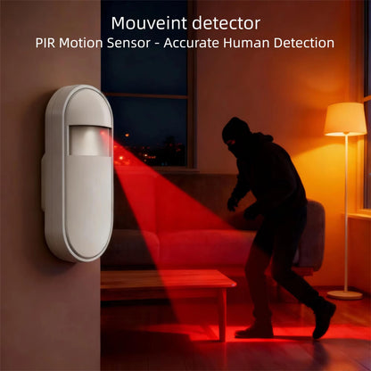 Wireless Smart Home Security Alarm Kit – 4G/GSM/WiFi 24-Piece System with Sensors
