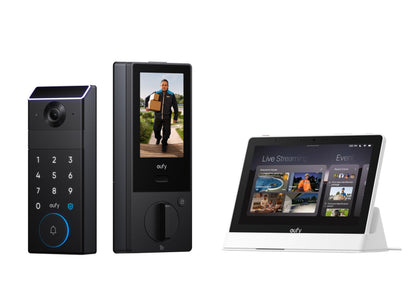 Smart Palm Vein Recognition Video Door Lock with Smart Display Hub – Keyless Entry System