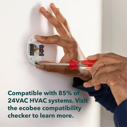 Energy Star Smart WiFi Thermostat – Programmable HVAC Control, Voice Assistant Compatible (Siri, Alexa, Google)