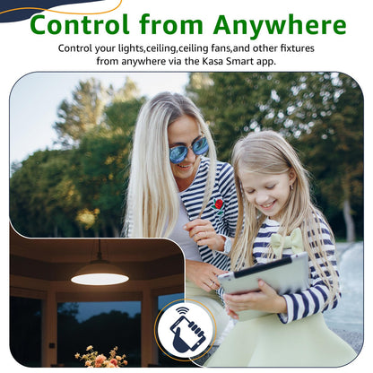 Smart WiFi Dimmer Light Switch – Single Pole 10-Pack, Alexa & Google Compatible, No Hub Required