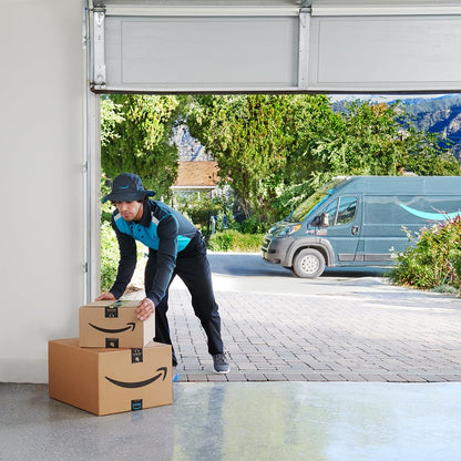 Smart Garage Door Opener – Ultra-Quiet Belt Drive System with Camera, WiFi App Control & LED Lighting