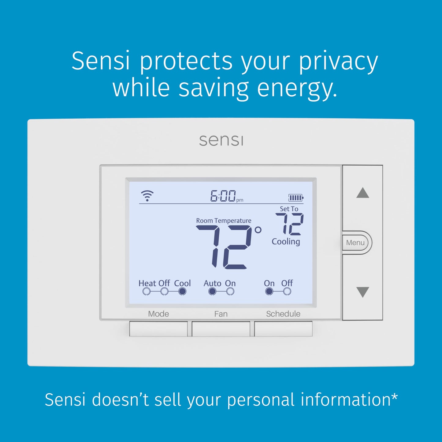 WiFi Smart Thermostat for Home – DIY Energy Star HVAC Control, Alexa Compatible, Programmable Temperature Management