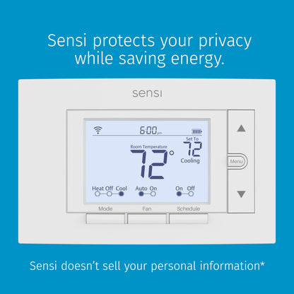 WiFi Smart Thermostat for Home – DIY Energy Star HVAC Control, Alexa Compatible, Programmable Temperature Management