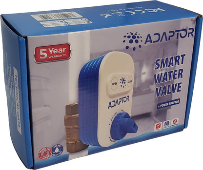 Smart Zigbee Water Leak Protection System – Auto Shut-Off Valve with Hub & Leak Sensors, Whole-Home Water Safety System, Alexa & Google Compatible
