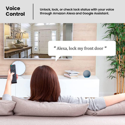 WiFi Video Smart Lock with Camera, Fingerprint, Keypad & Voice Control – Elite Solar Door Lock System