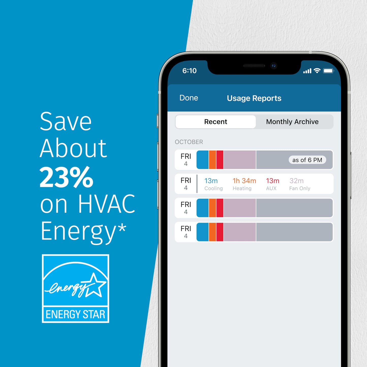 WiFi Smart Thermostat for Home – DIY Energy Star HVAC Control, Alexa Compatible, Programmable Temperature Management