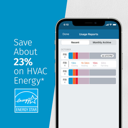 WiFi Smart Thermostat for Home – DIY Energy Star HVAC Control, Alexa Compatible, Programmable Temperature Management