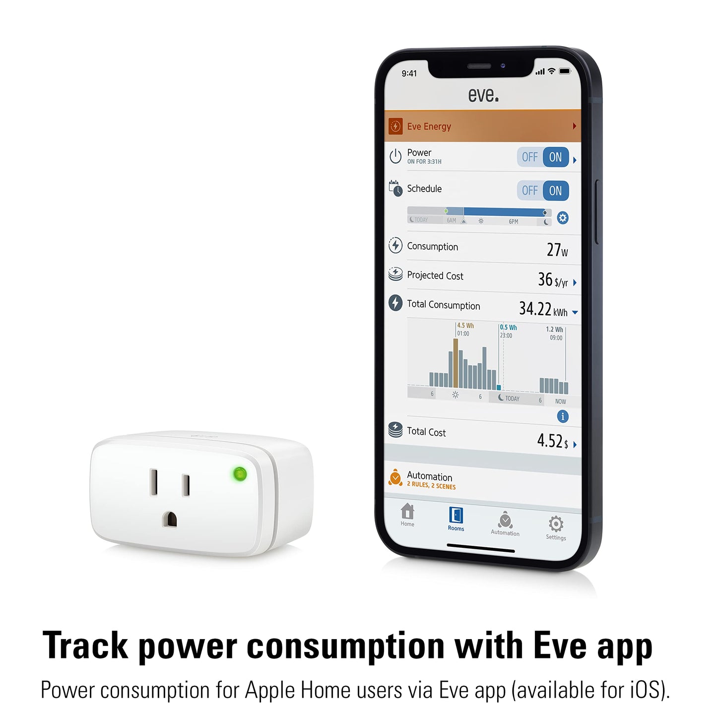 Matter Smart Plug (2-Pack) – App & Voice Control, Thread & Multi-Platform Compatible, Privacy-Focused Smart Outlet