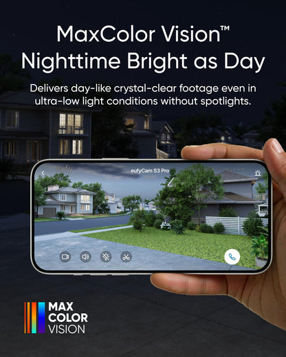 4K Solar Wireless Outdoor Security Camera Kit – 2 Cameras