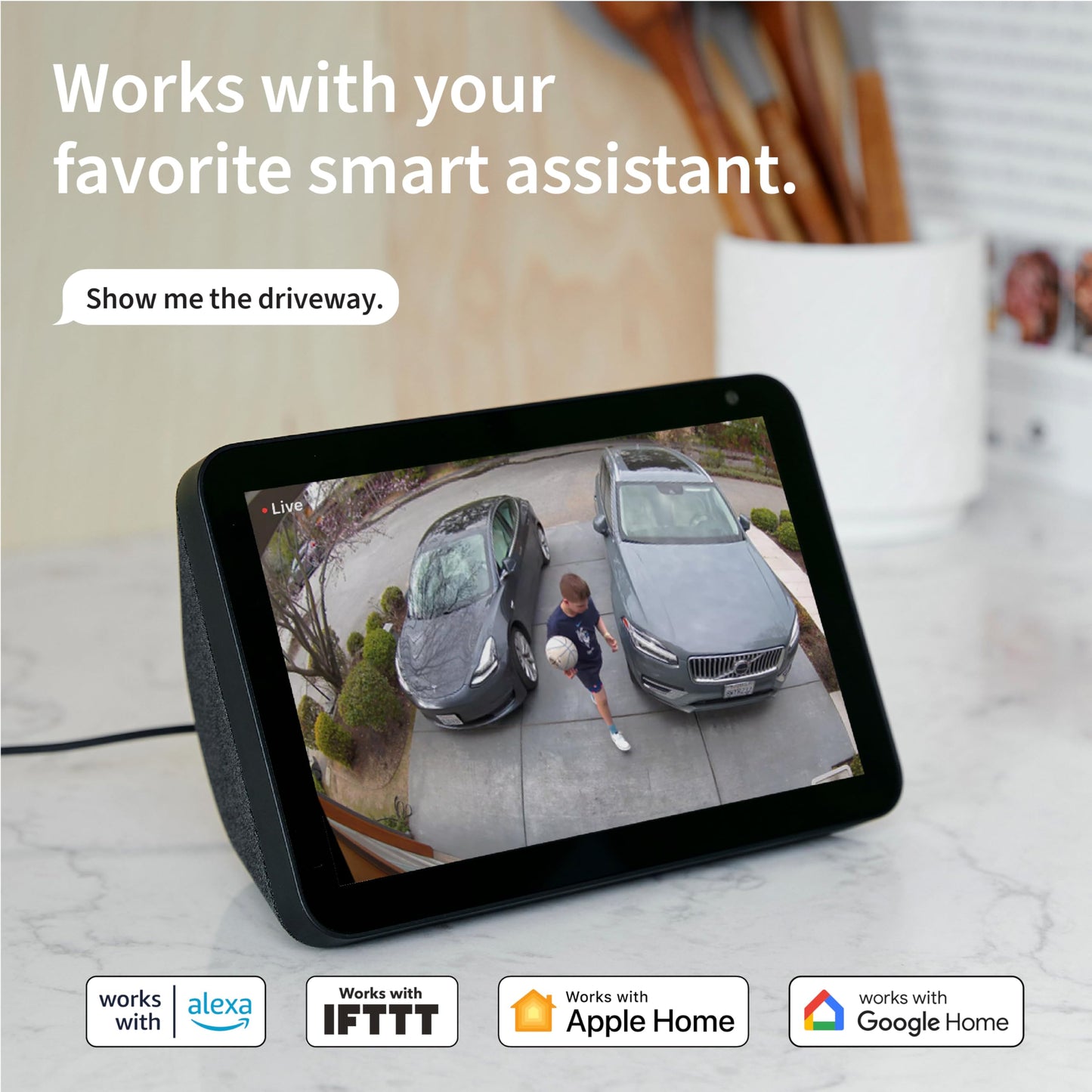 4K HDR Wireless Spotlight Security Camera Set – 2 Cameras + Smart Hub