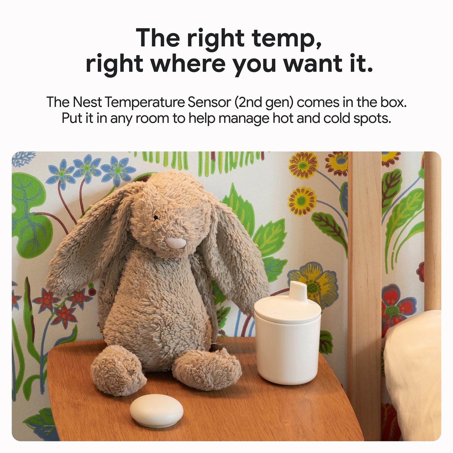 Smart Learning Thermostat with Temperature Sensor – Energy-Saving WiFi HVAC Control, Alexa/Apple/Google Compatible, Premium Finish
