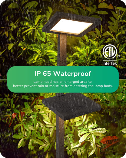 Smart Low Voltage Landscape Lighting Kit – Waterproof LED Pathway Lights with Transformer, Warm White Outdoor System
