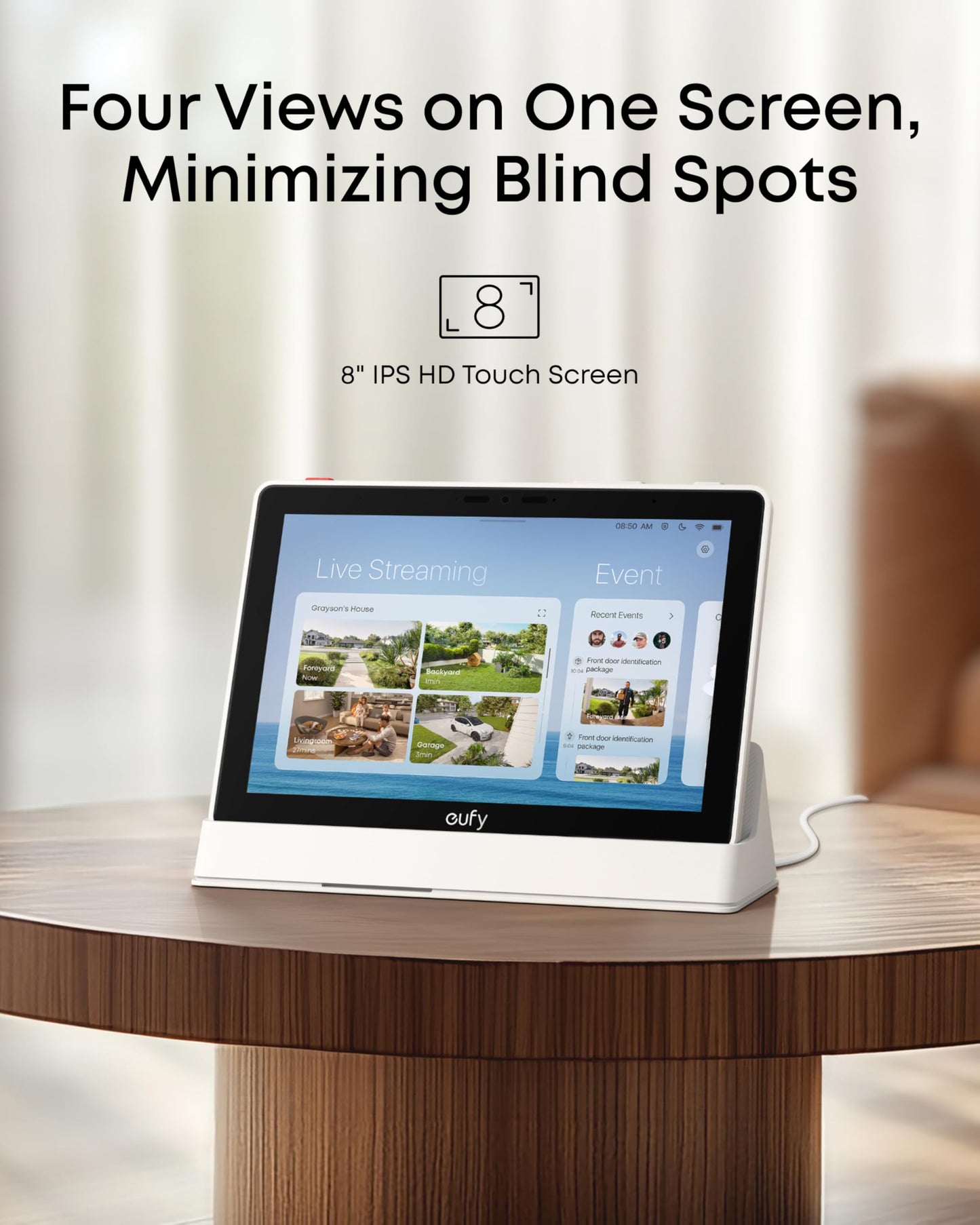Smart Palm Vein Recognition Video Door Lock with Smart Display Hub – Keyless Entry System