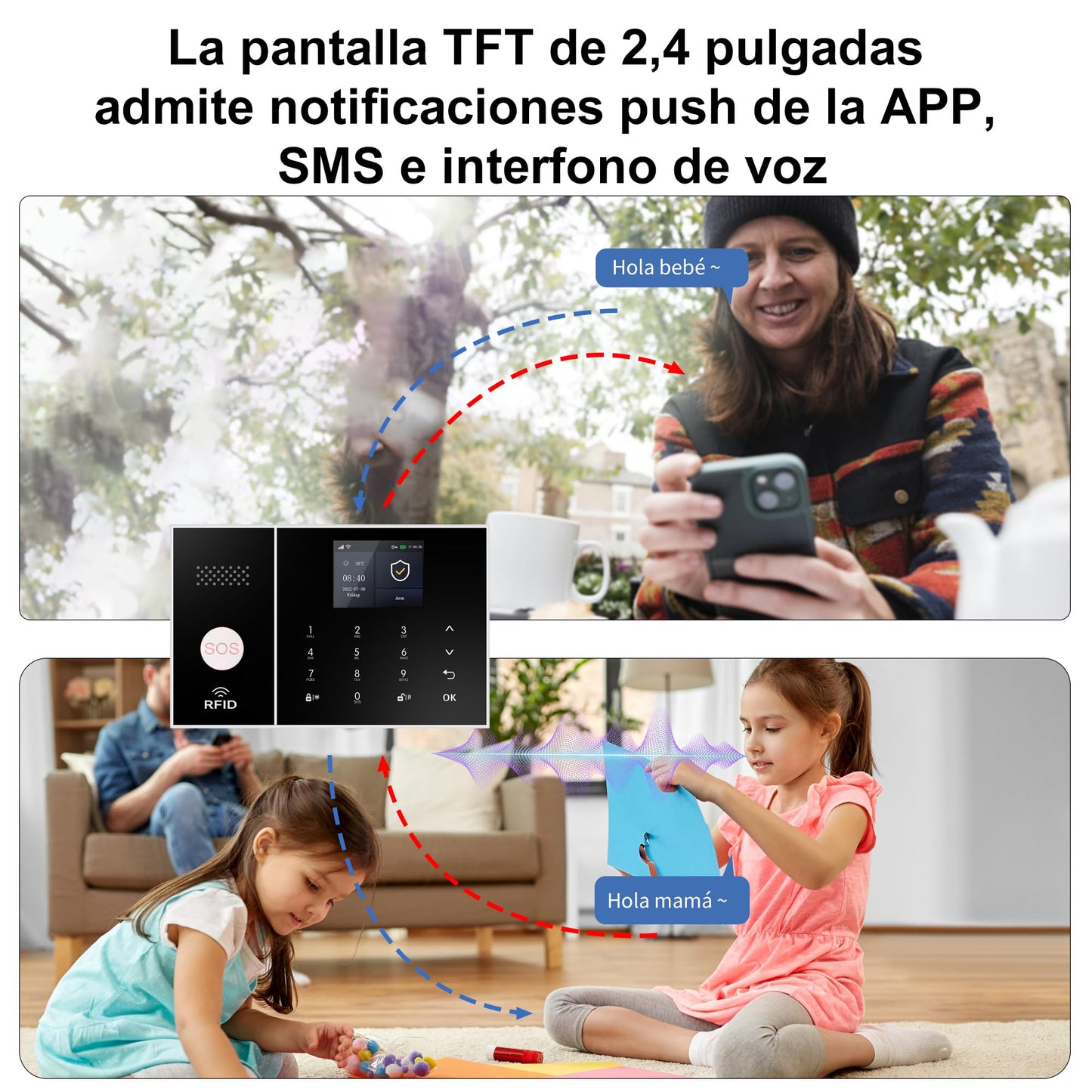 Smart Wireless Home Security Alarm Kit – 21-Piece System with Sensors, App Control, 4G/GSM & WiFi