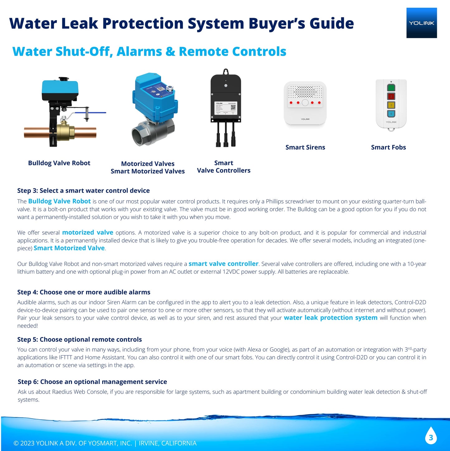 Smart Water Leak Protection Kit – Automatic Shut-Off Valve Controller with Hub & Multi-Sensor Leak Detection System