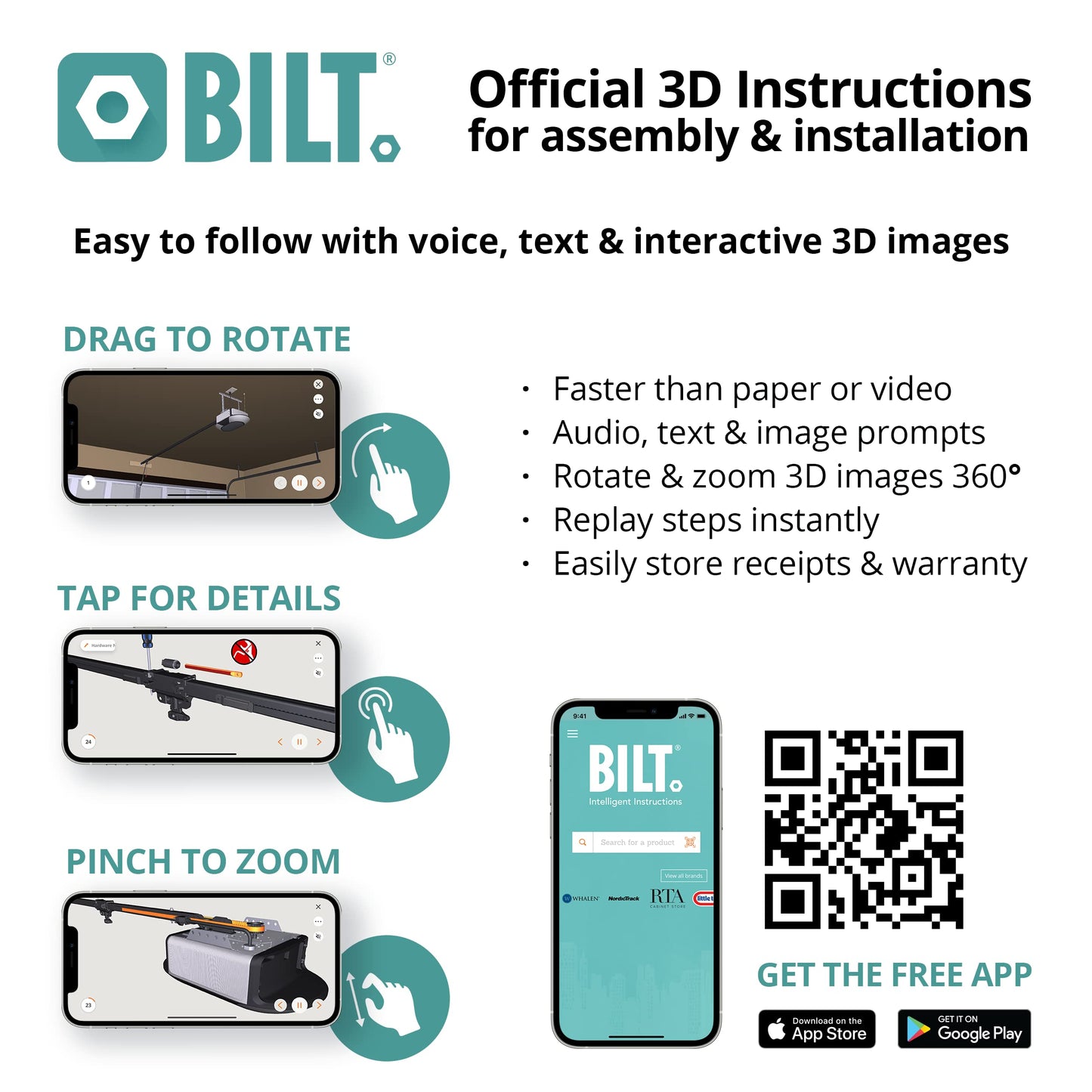Smart Garage Door Opener with Built-in Camera – Smartphone Controlled Belt Drive System