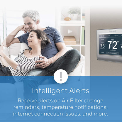 WiFi Smart Color Touchscreen Thermostat – 7-Day Programmable Energy Star HVAC Control, Alexa Ready
