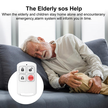 Wireless Smart Home Security Alarm Kit – 4G/GSM/WiFi 24-Piece System with Sensors