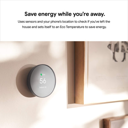 Smart WiFi Programmable Thermostat – Home HVAC Energy-Saving Control, Alexa & App Compatible, Charcoal