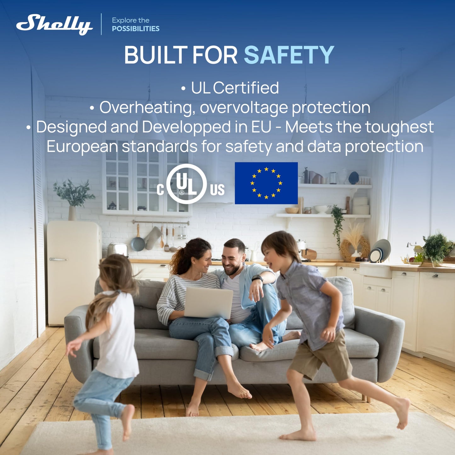 Matter Smart WiFi/Bluetooth/Zigbee Outlet – Power Monitoring Smart Plug, Multi-Platform Compatible, 4-Pack