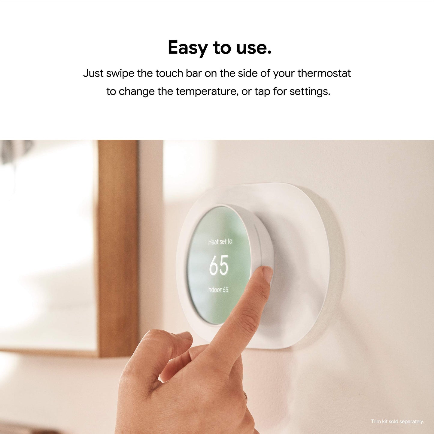 Smart WiFi Programmable Thermostat – Home HVAC Energy-Saving Control, Alexa & App Compatible, Charcoal