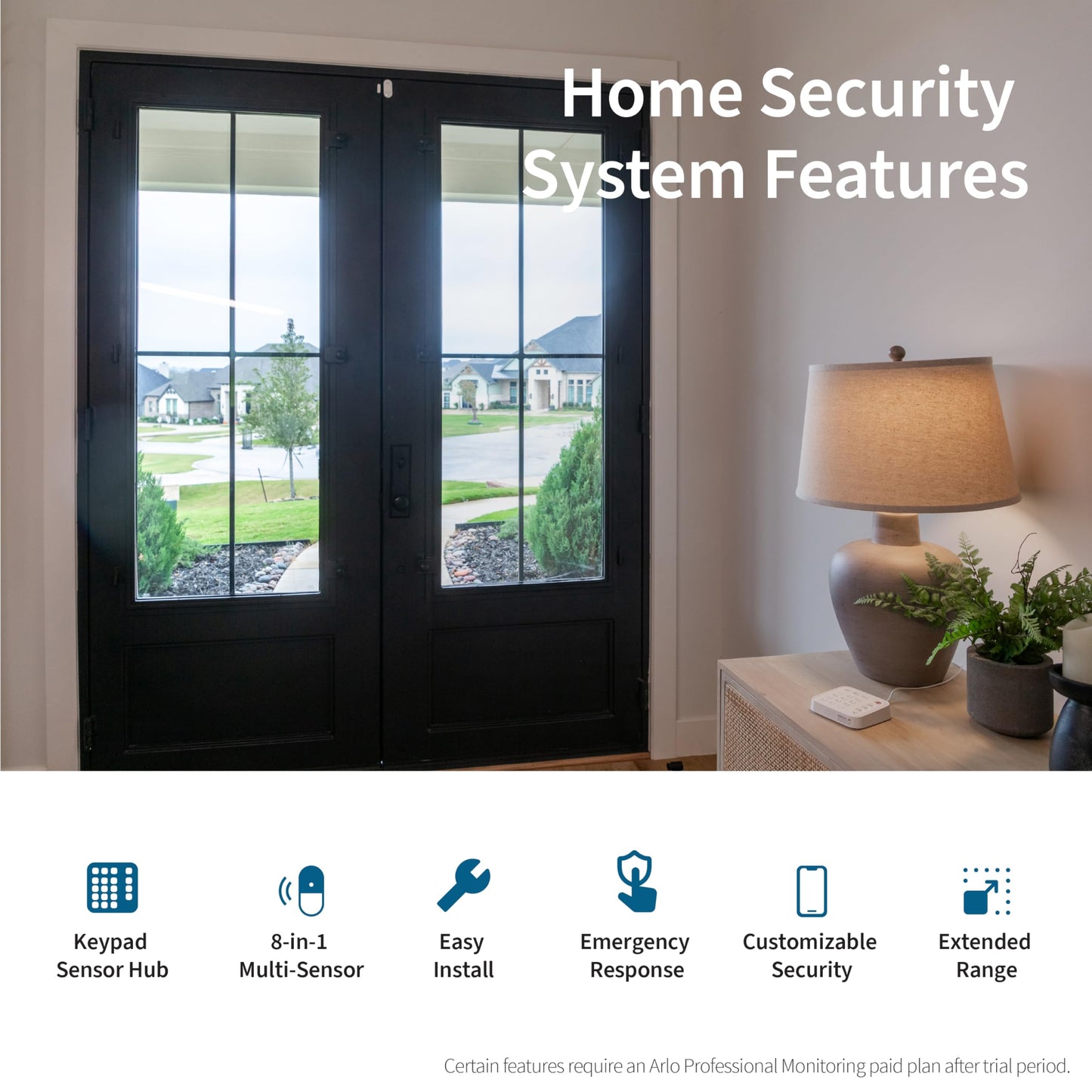 Wired Smart Home Security Alarm System with Keypad Hub – Multi-Sensor DIY Monitoring Kit